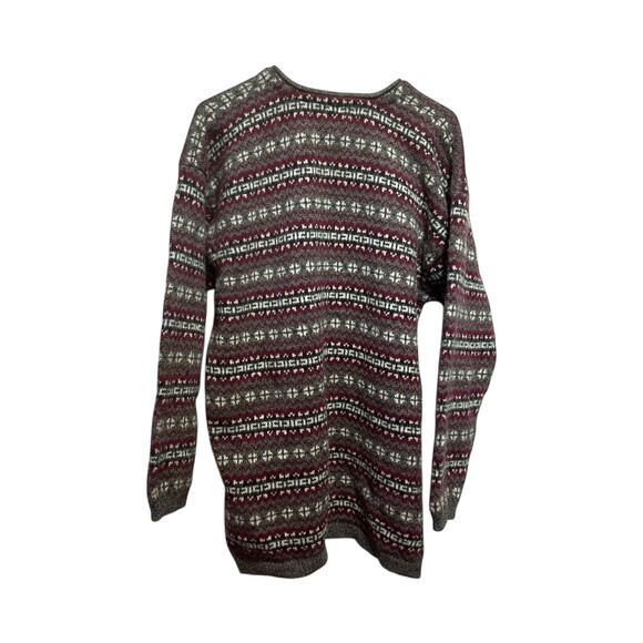 Vintage Nordstrom BP Sweater Shetland Multi Striped Wool Size Large Men's - Picture 2 of 6